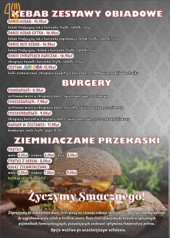 Bistro Menu