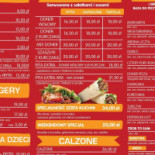 Kurdish Bojanów Kebab, Pizza, Burger Menu