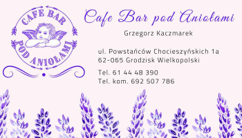 Cafe Pod Aniołami menu