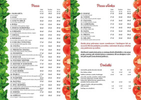 Pizzeria Chatka menu