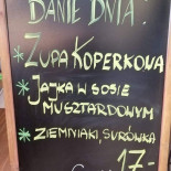Duet Bar, Restauracja, Granowo Menu