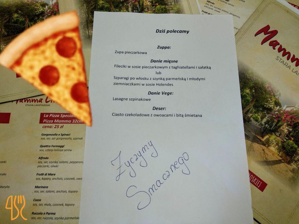 Mamma Lina Menu