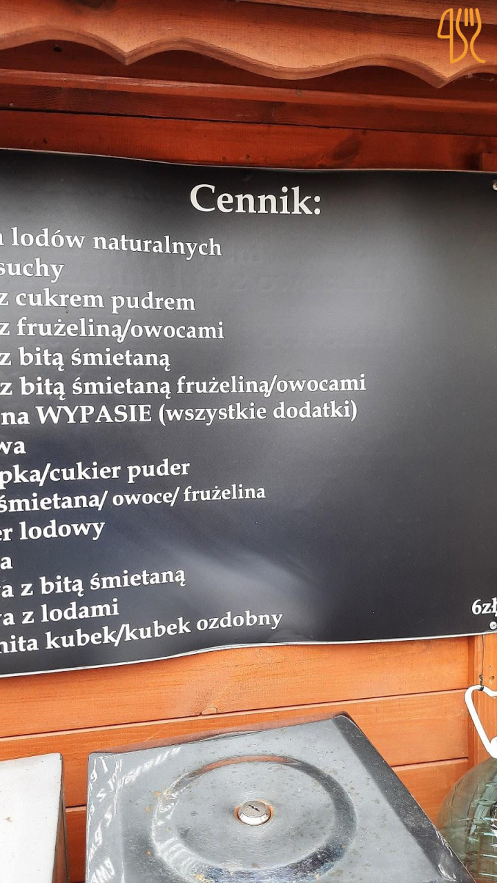 Eden. Pensjonat Noclegi Pokoje Gościnne Cichowo Menu