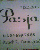 Pizzeria Pasja menu