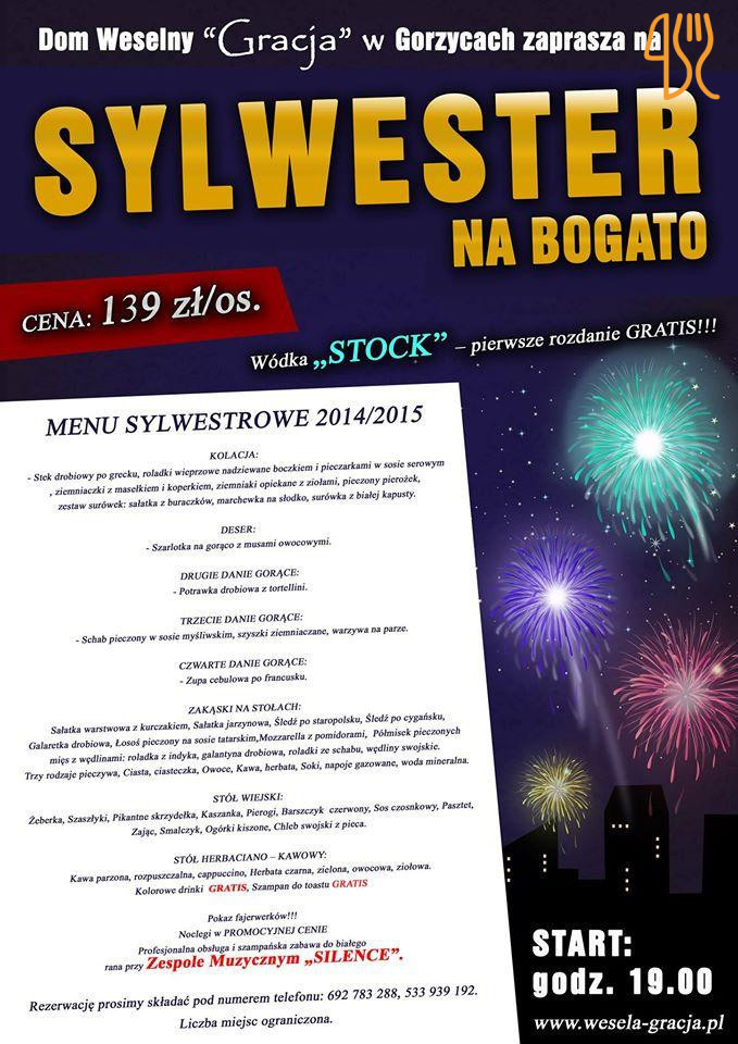 Dom Weselny Gracja Menu