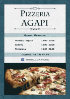 Pizzeria Agapi Wolbórz menu