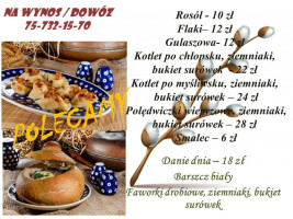 Kruszyna menu