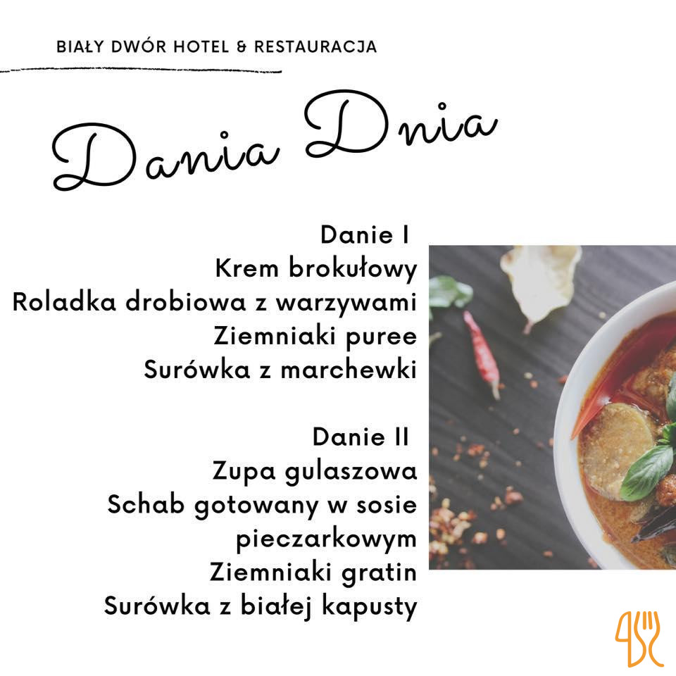 BiaŁy DwÓr I Menu