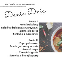 BiaŁy DwÓr I menu