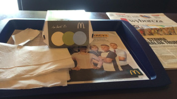 Mcdonald's menu