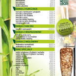 Złoty Smok. Menu