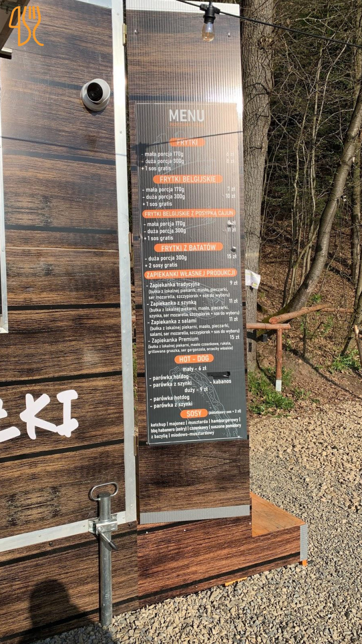 Lody Skałki Ciężkowice Menu