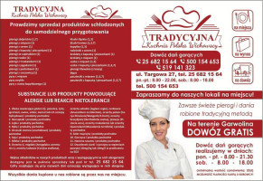 Tradycyjna Kuchnia Polska Ilona Wichowska menu