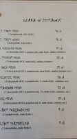 Oliwa Do Ognia menu