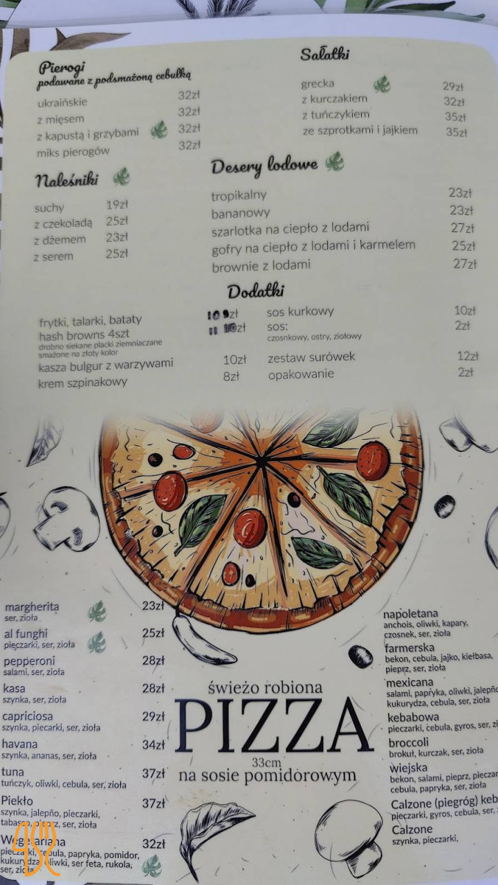 Sezonova Restaurant Cocktail Bar Menu
