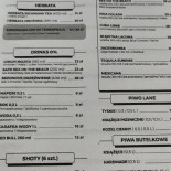 Sezonova Restaurant Cocktail Bar Menu