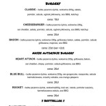 Okrutny Burger Brothers Menu