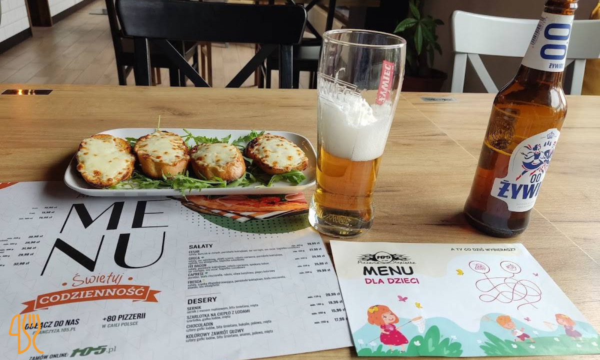 Pizzeria 105 Menu