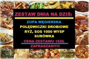 Zajazd Lider Sklep Noclegi menu