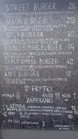 Street Burger Sarbinowo menu