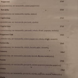 Pizzeria Menu