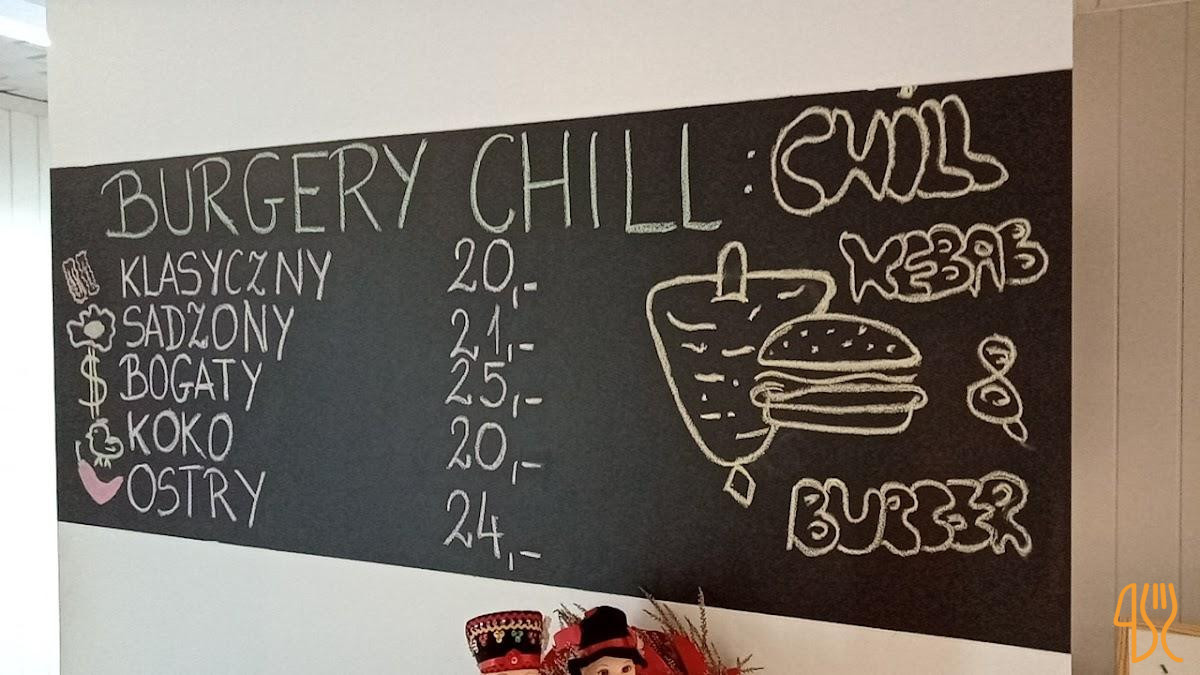 Chill Kebab&burger Menu
