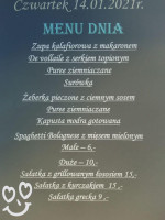 Czarnkowskie Sukiennice menu