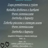 Czarnkowskie Sukiennice Menu