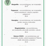 Zielona Chata Menu