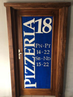 Pizzeria 18 Carta
