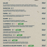 La Gondola Menu