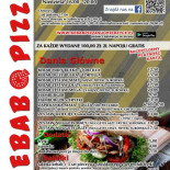 Kebab Pizza Menu