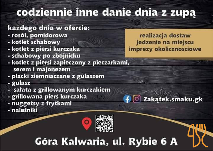 Zakątek Smaku By Aa Menu