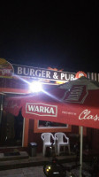 Burger outside