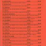 Pizzeria Rico Menu
