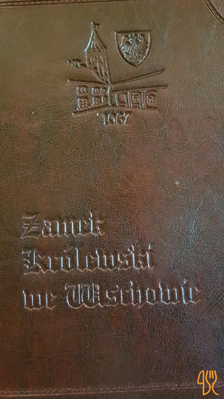 Kawiarnia Na Zamku Królewskim Menu