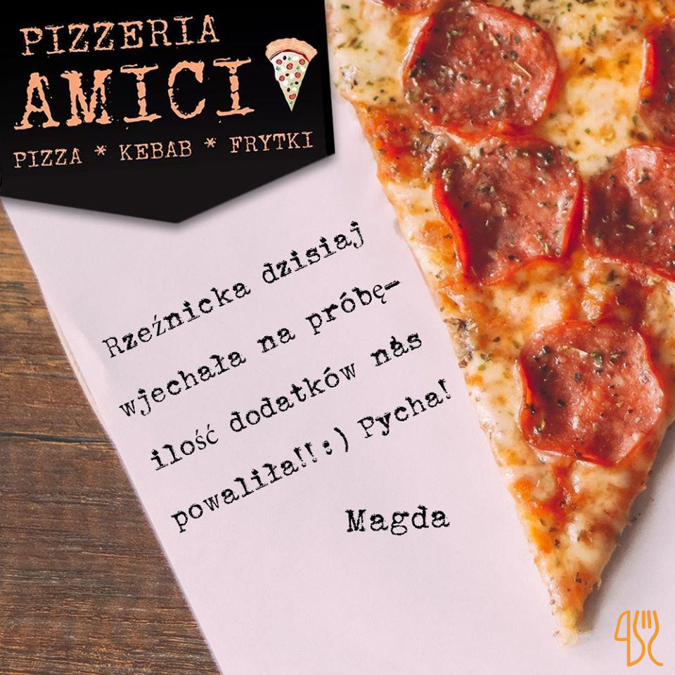Pizzeria Amici Menu