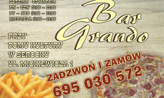 Grando Serock Kebab Pizza menu