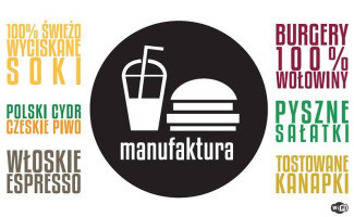 Burger Manufaktura menu