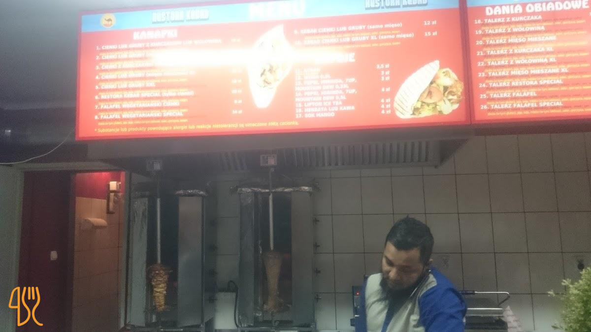 Restora Kebab Uniejów Menu