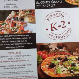 Telepizzeria K-2 Zduńska Wola Menu
