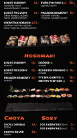 Sushi Yapa menu