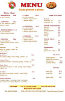 Pizzeria Snack Smak menu