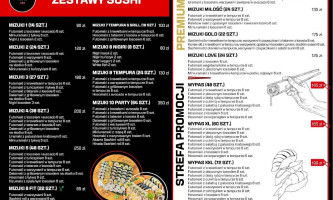 Lucky7 Sushi Dąbrówka menu