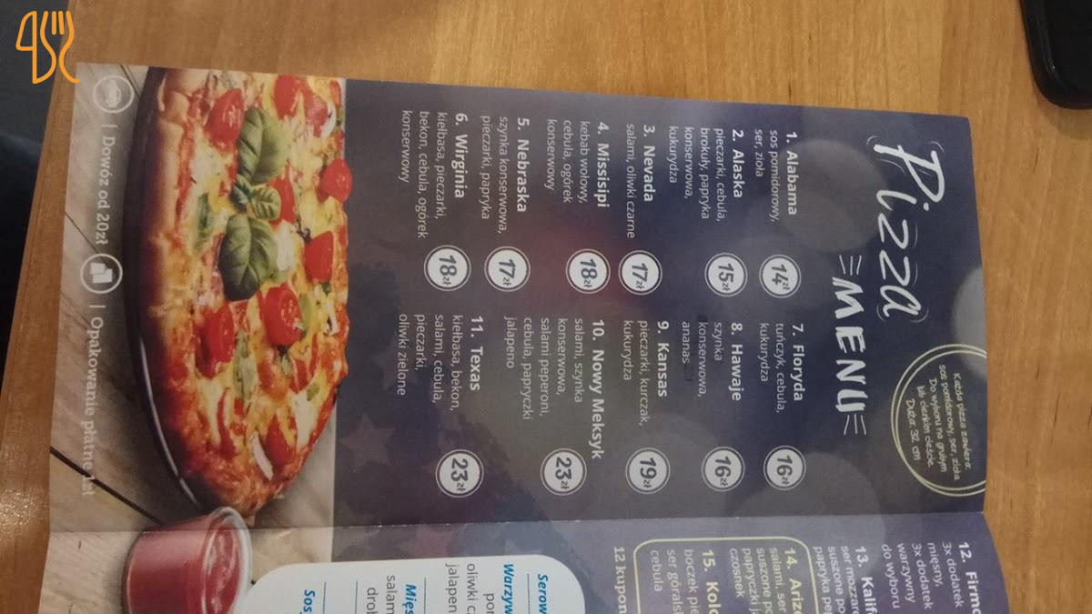 Chicago Pizza Menu