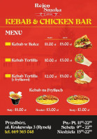 Kebab Rejon Smaku menu