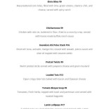 Gastrofaza Menu