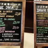 Zajazd Pod Debami Menu