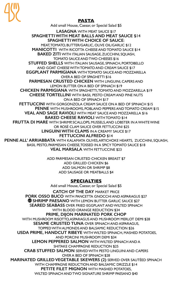 Restauracja Bar Awaryjny Menu