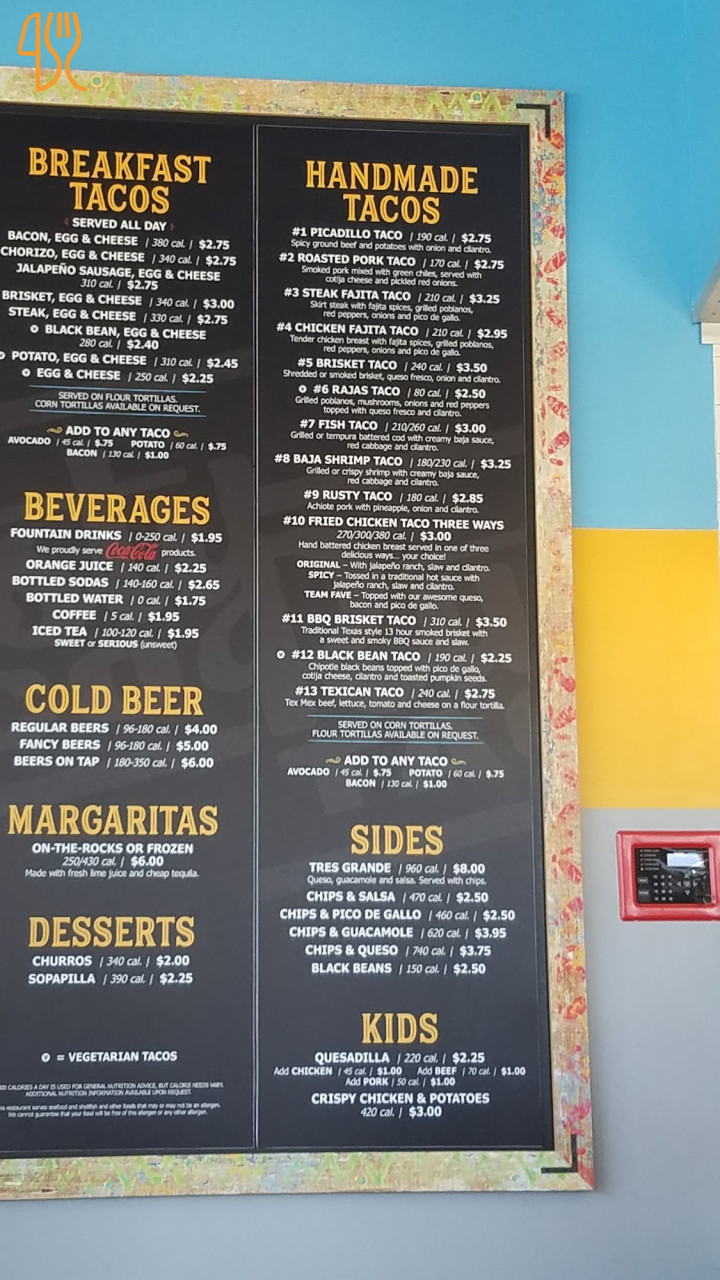 American Pizza Baniocha Menu